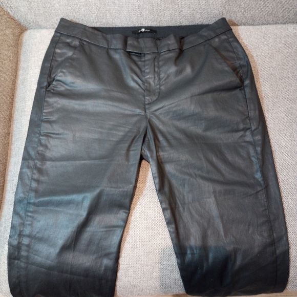 7 For all mankind pants jeans size 28 color black - Picture 1 of 15